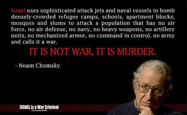 Israel-WarCrime-Chomsky
