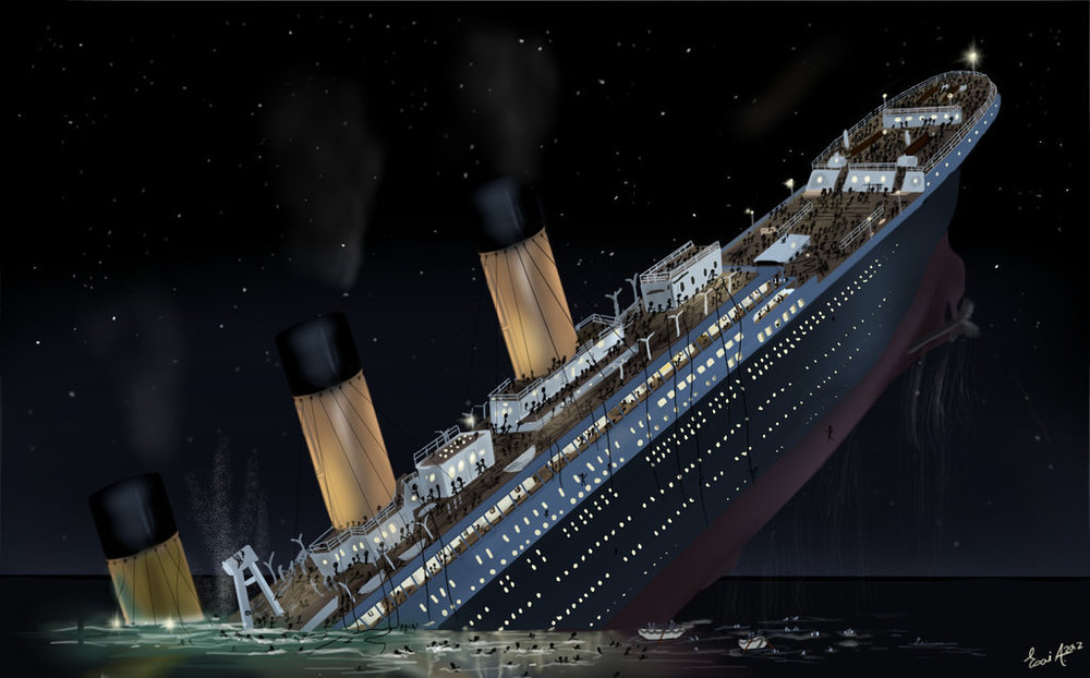 SinkingShip-Titanic